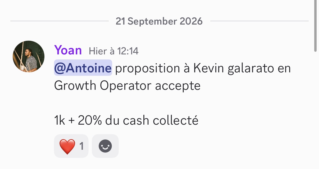 Résultat d’un élève Exodus HOS (1)