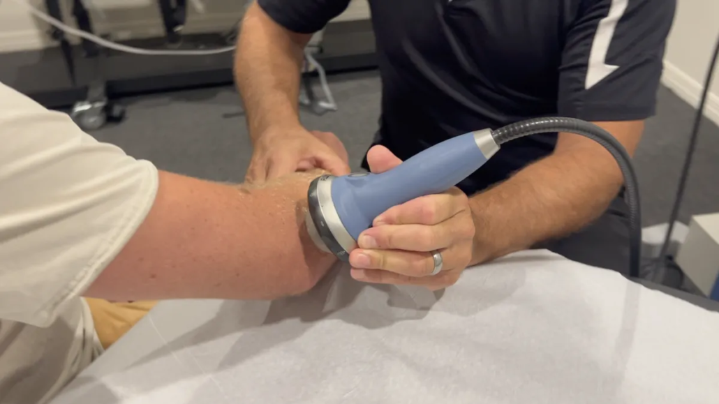 Shockwave Therapy on Elbow