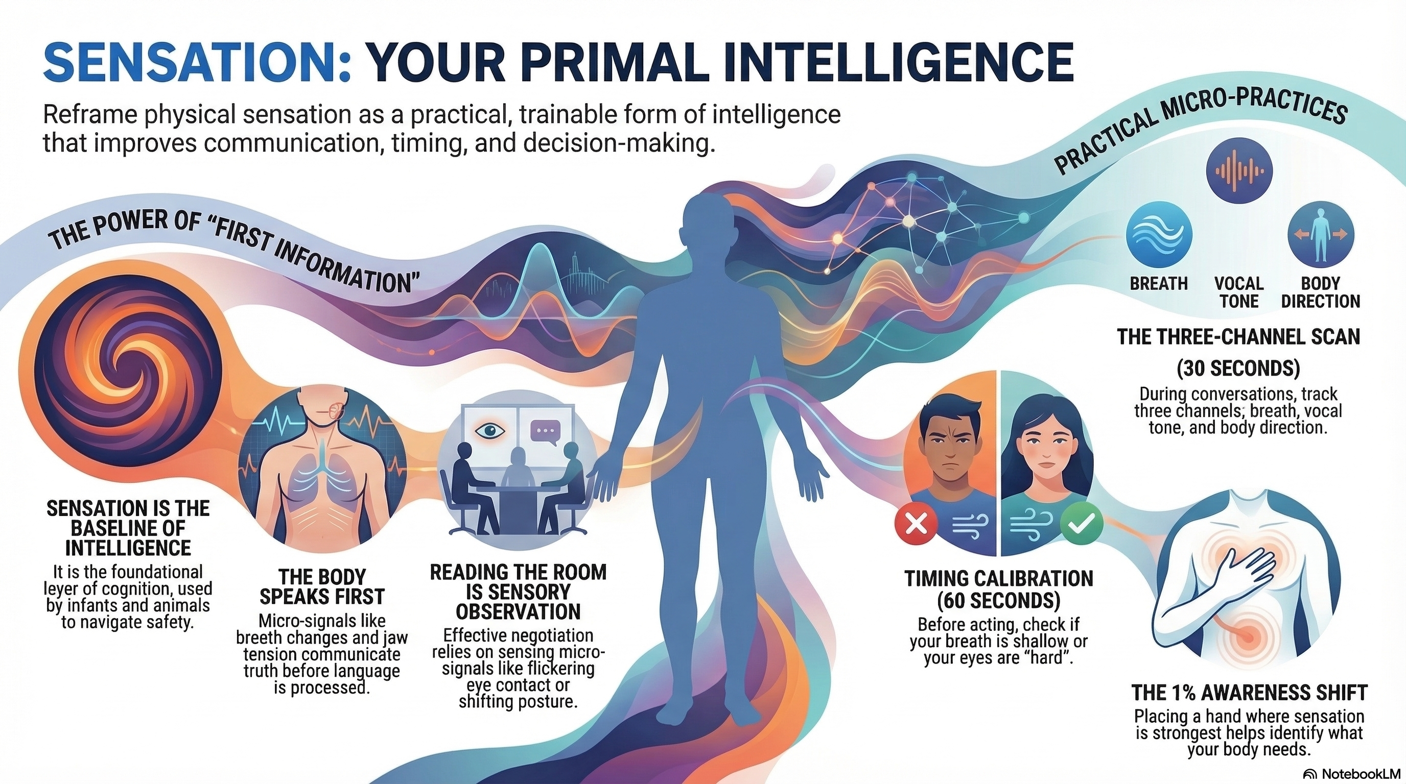 an inforgraphic showing our primal intelligence and various exercises to improve it.
