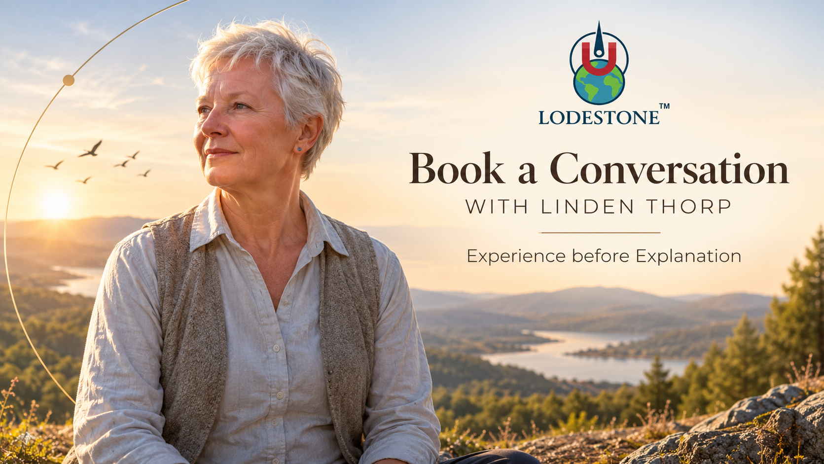 Book a Conversation with Linden Thorp — Experience before Explanation