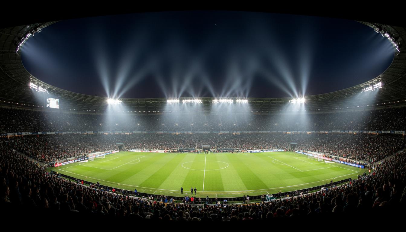 Football stadium background