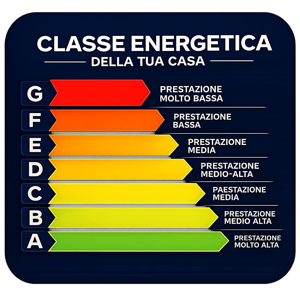 Scala energetica da G a A