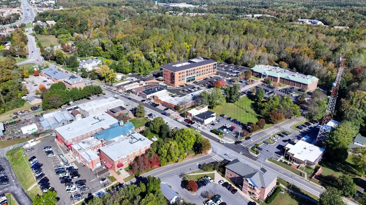 Prince Frederick town center in Calvert County, Maryland