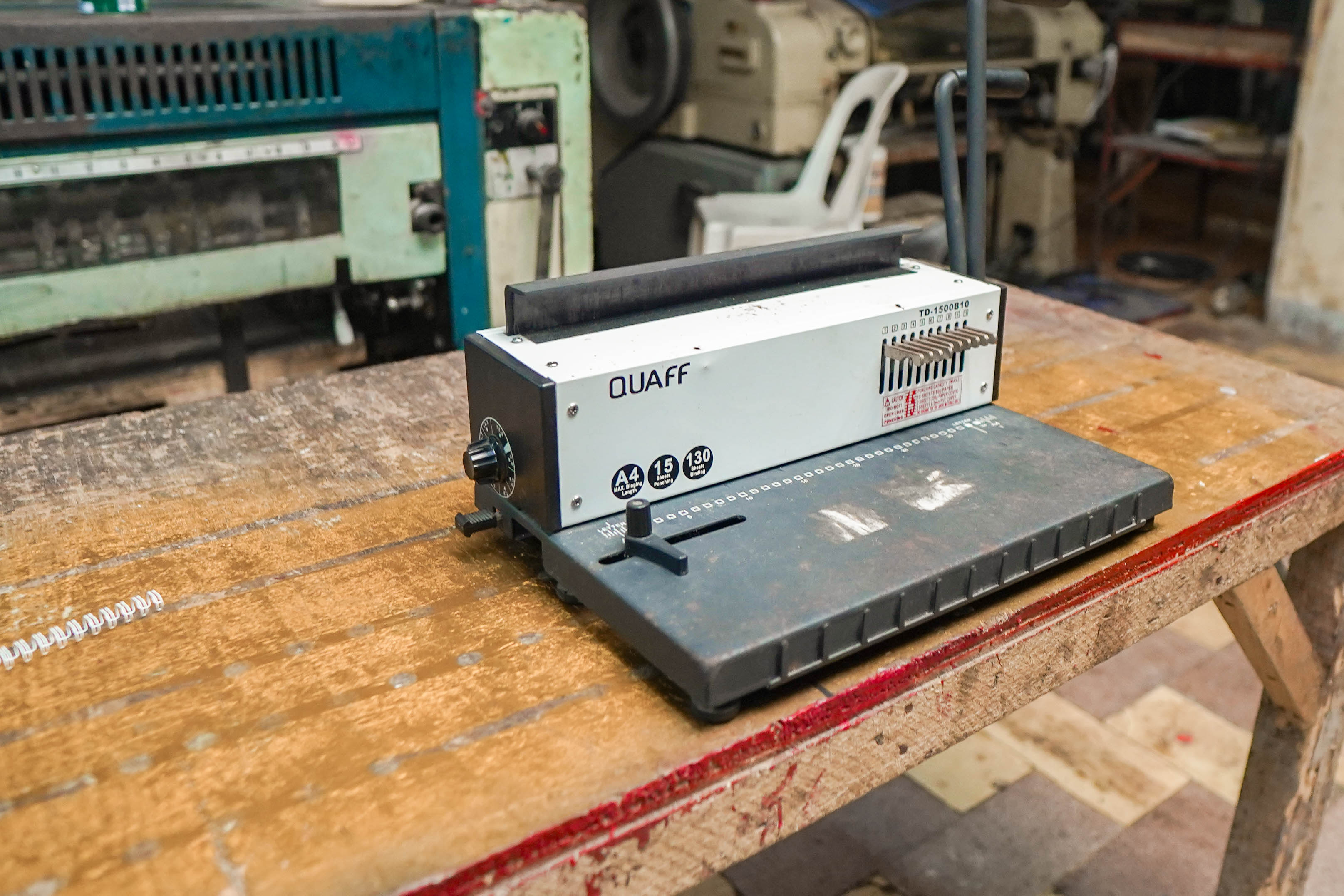 QUAFF Wire Binding Machine