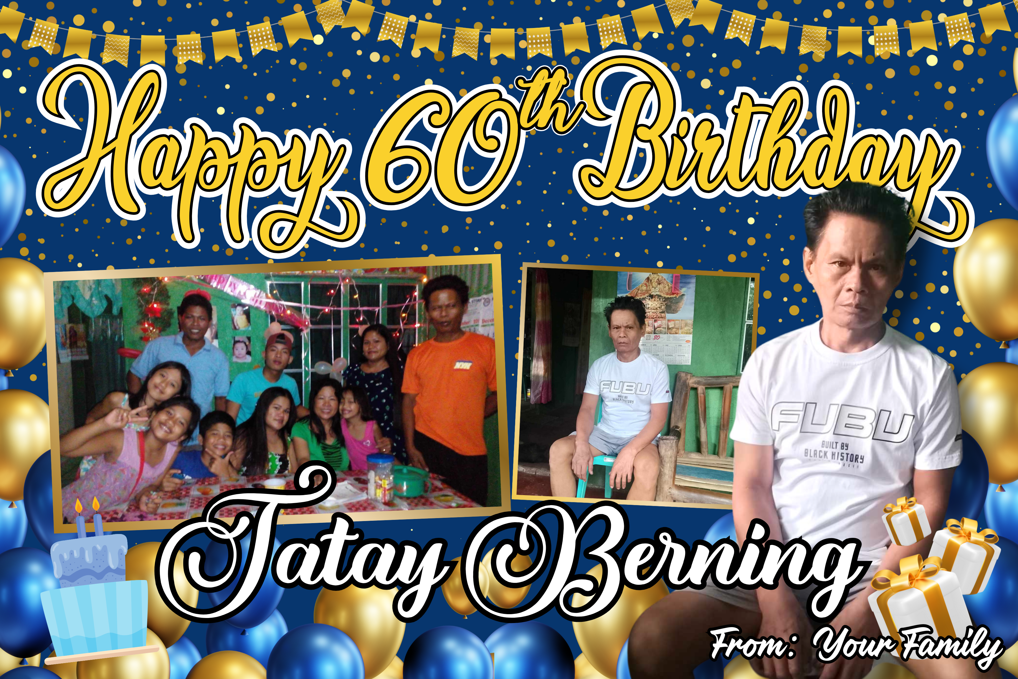 Birthday Tarp Sample 1
