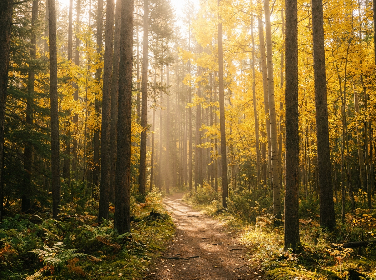Forest bathing trail