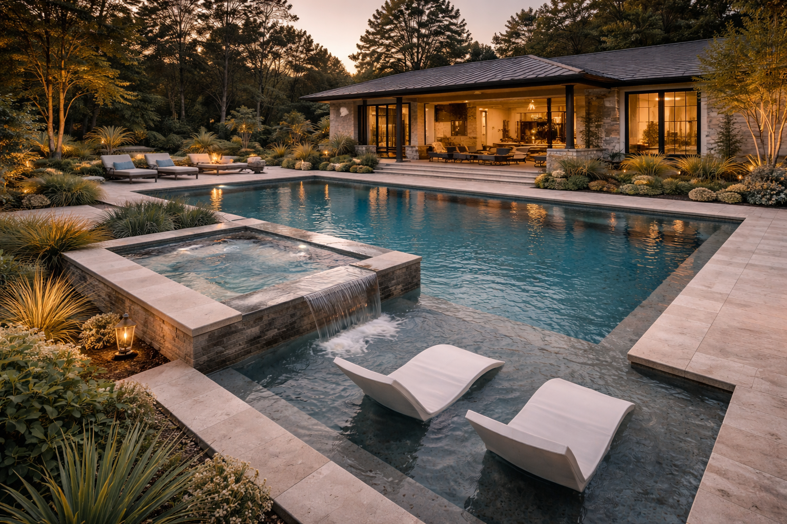 Pool and spa