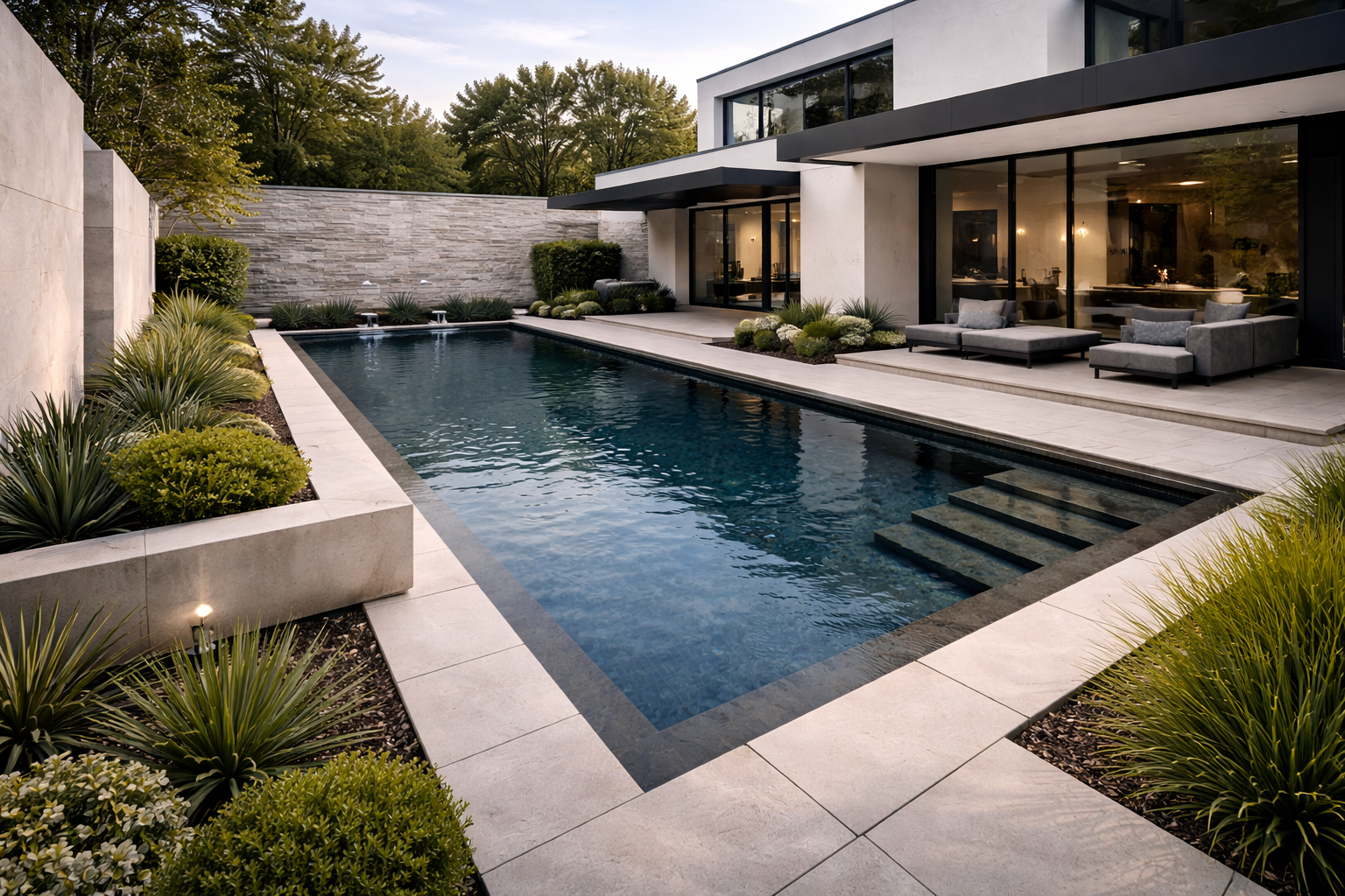 Geometric pool design