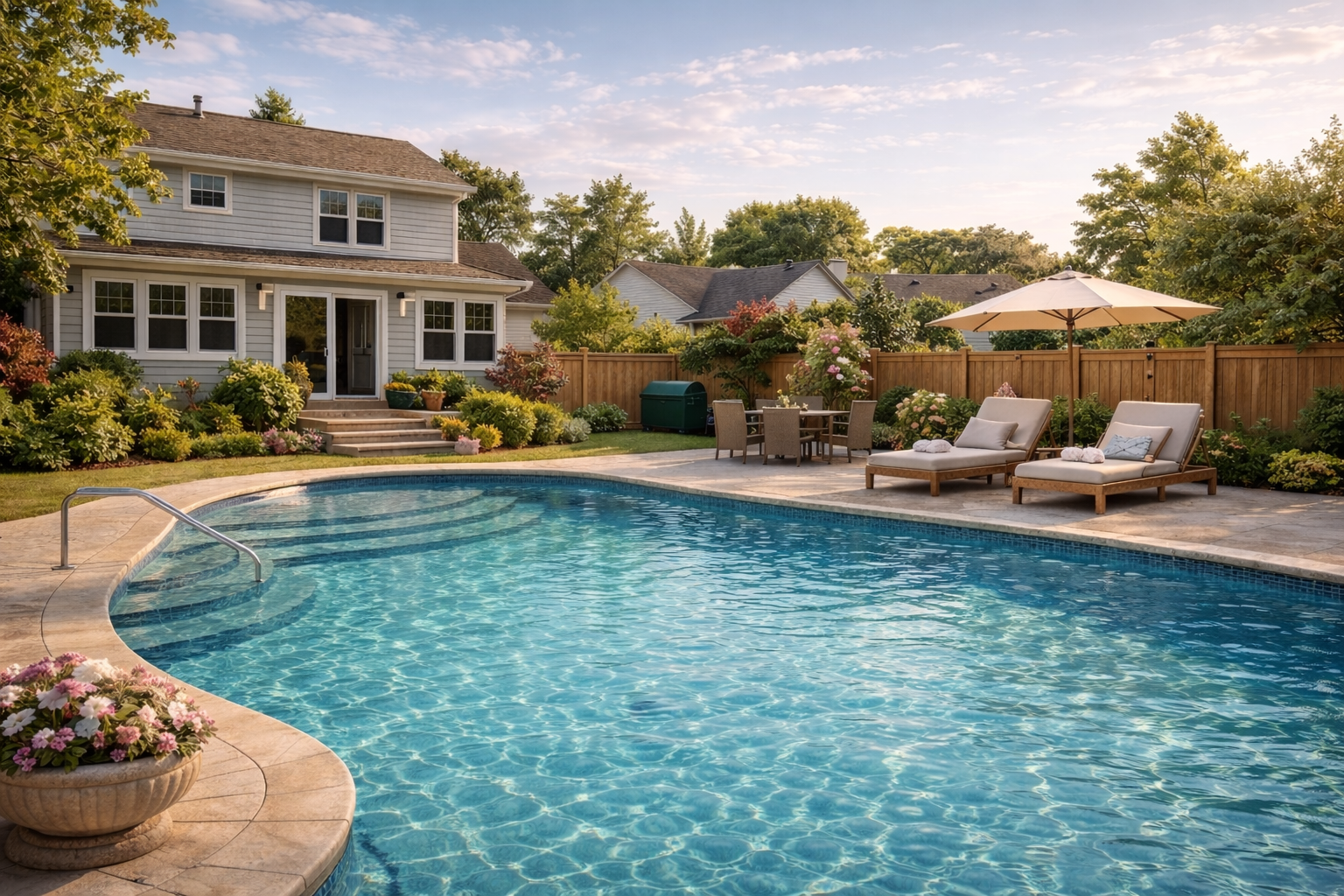 Salt water pool