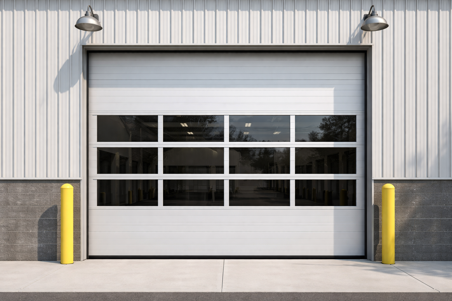 Commercial garage door service