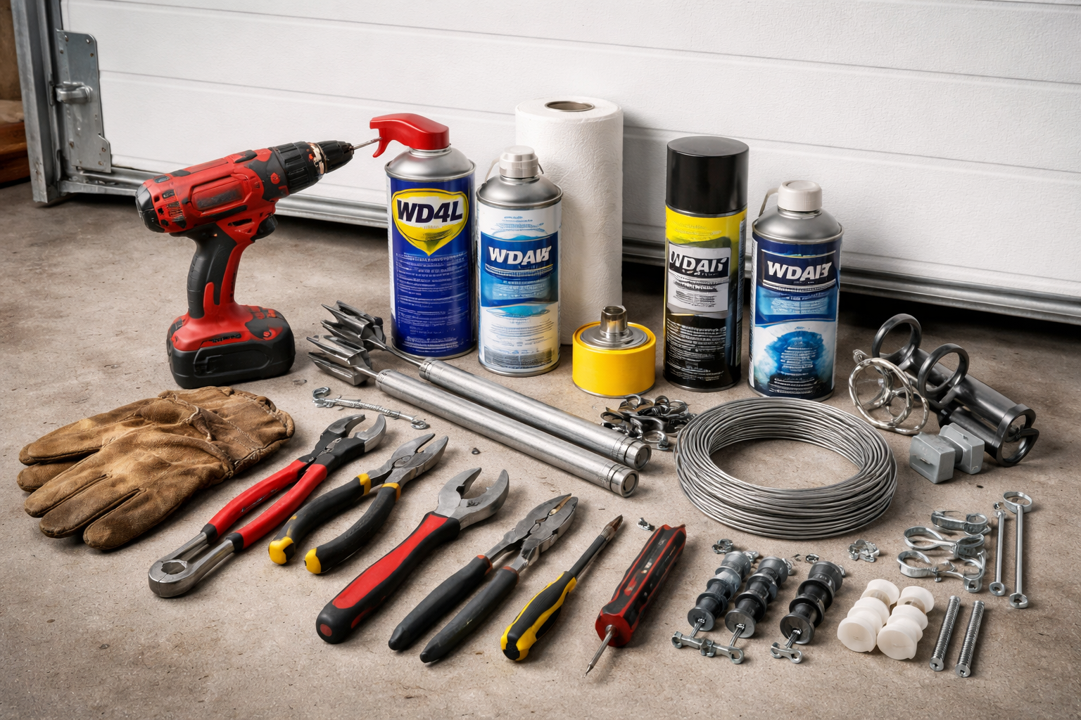 Garage door tune-up and maintenance