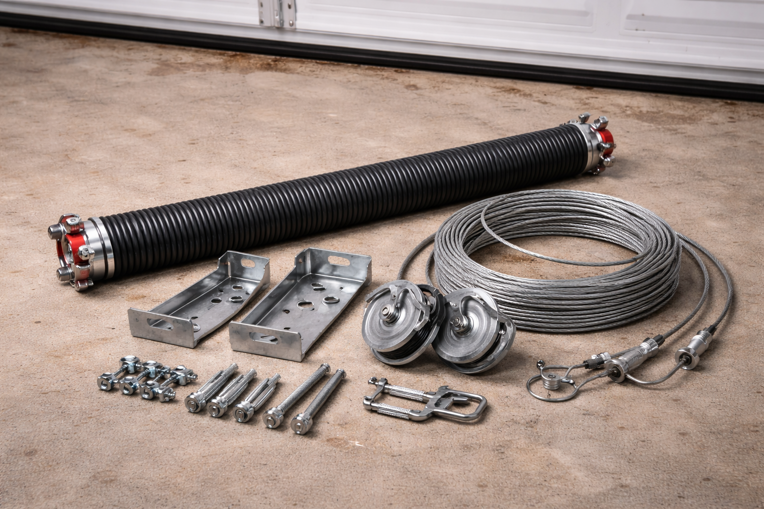 Garage door spring repair