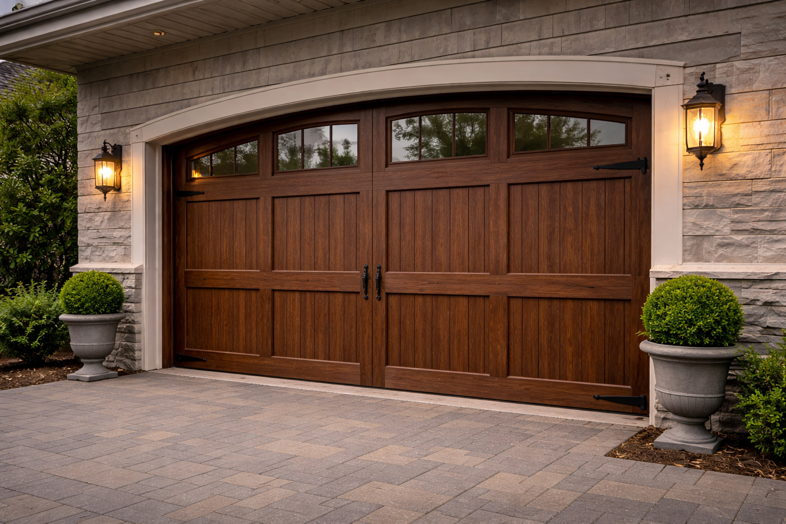 Beautiful garage door installation
