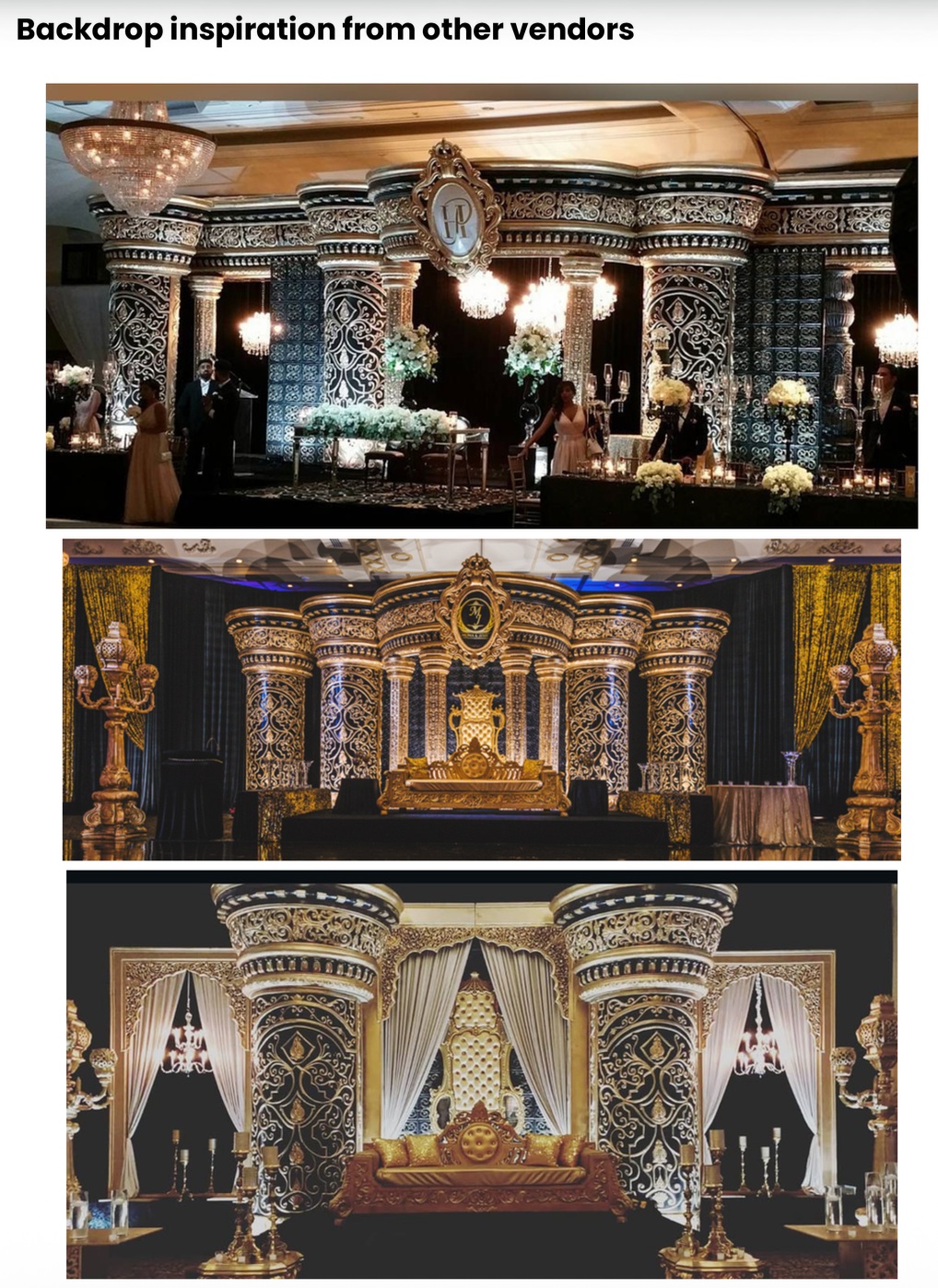 Royal Gold Pillar Setup — AI Inspiration