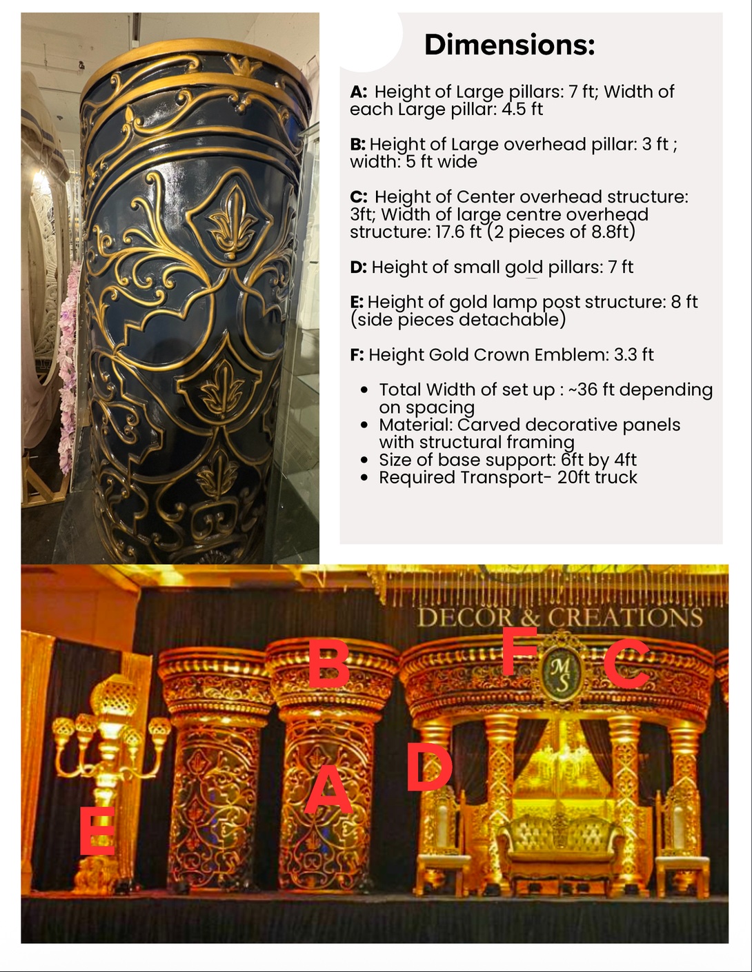 Royal Gold Pillar Setup — Elite Examples