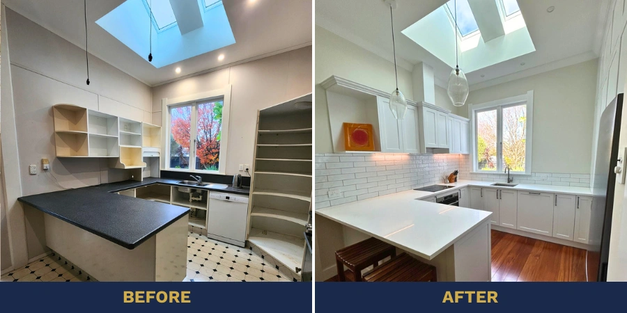 Kitchen renovation by Andrew Gaskin Building in Whanganui