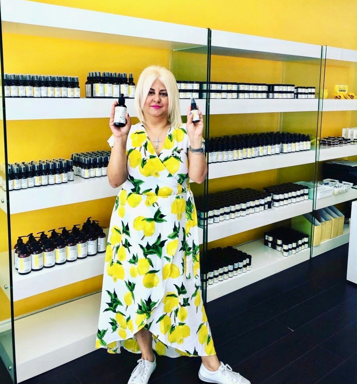 Silvana Mak, master esthetician, in her Van Nuys studio