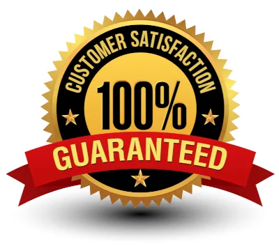 100% Satisfaction Guarantee