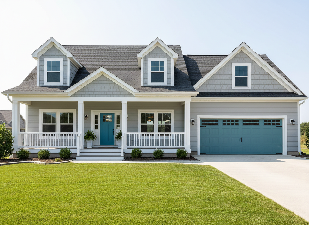 Freshly Painted Home Exterior in North Mississippi