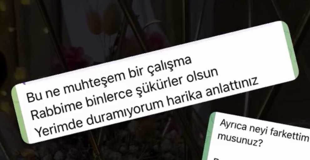 Katılımcı mesajı