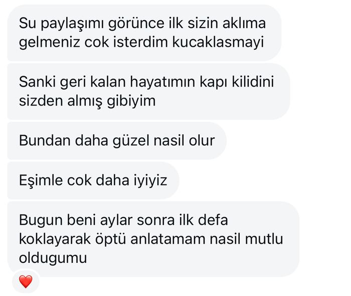 Katılımcı mesajı