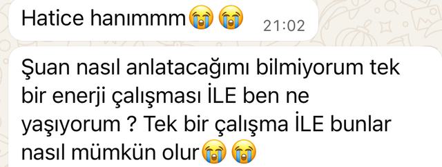 Katılımcı mesajı