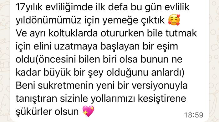 Katılımcı mesajı