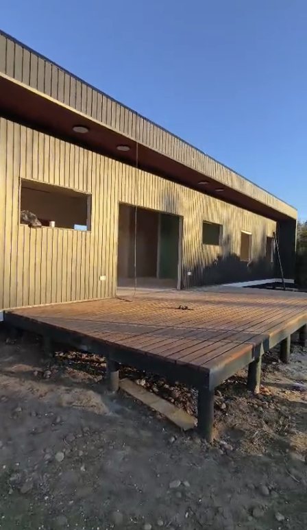 Estructura sismorresistente y aislación térmica, proyecto Rural House