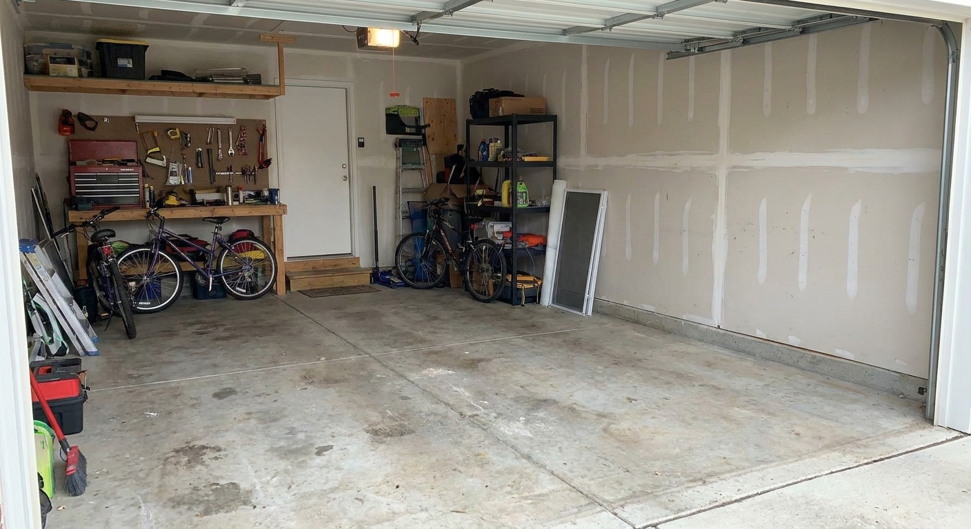 Clean space after junk removal service