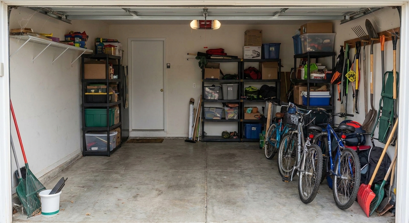 Clean space after junk removal service