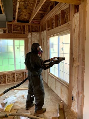 Barndominium insulation in Eagle, Idaho