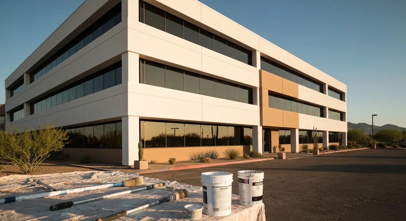 Commercial painting project