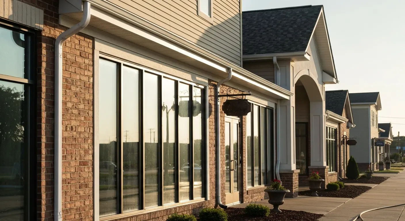 Commercial building exterior refresh