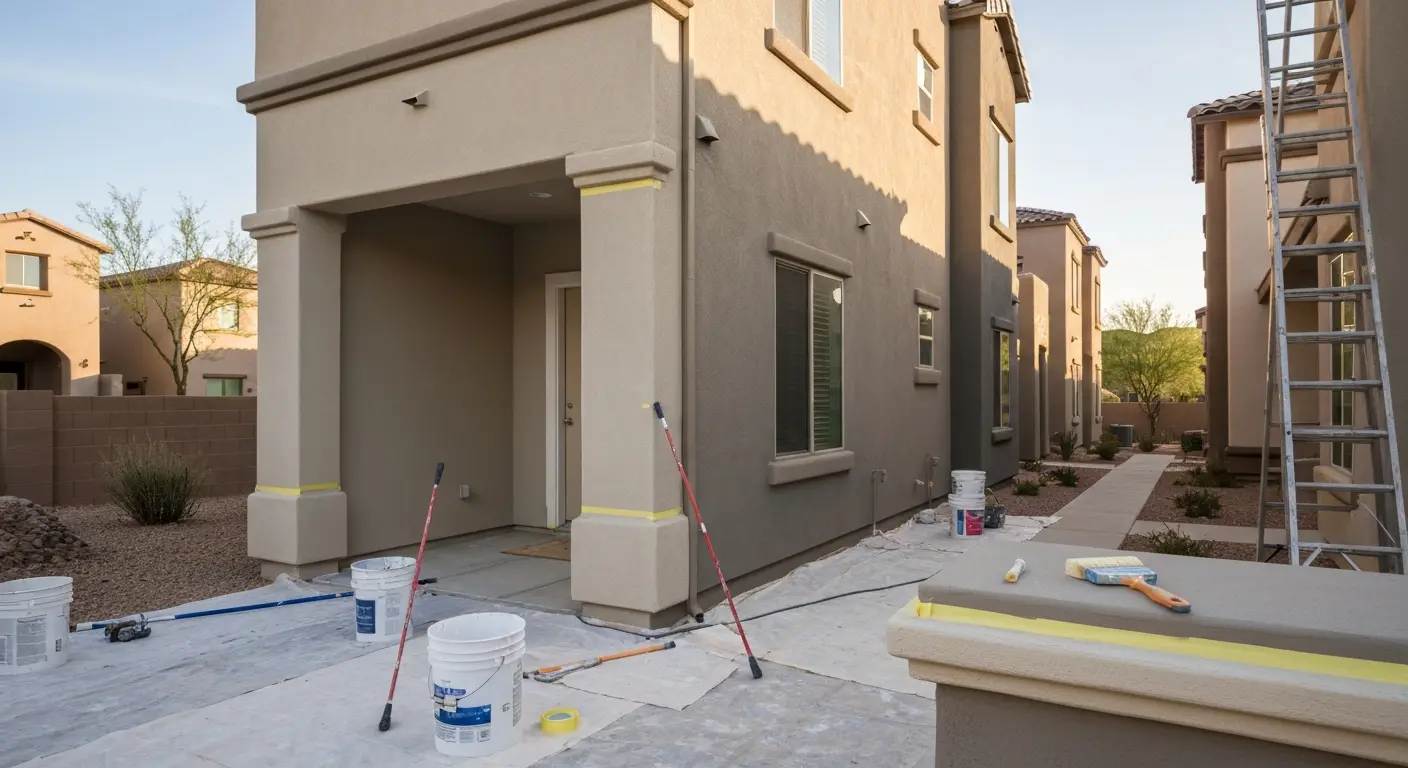Commercial painting project