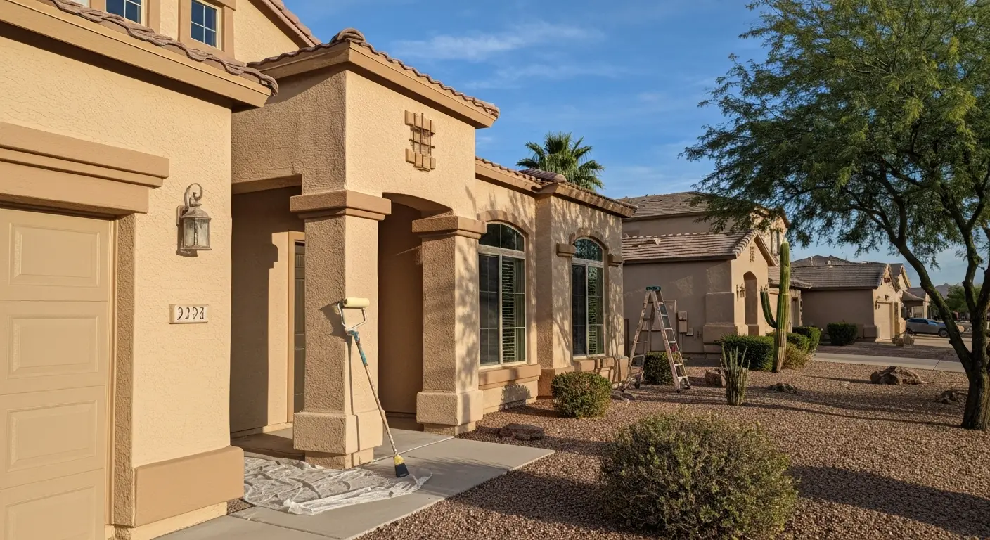 Residential exterior painting