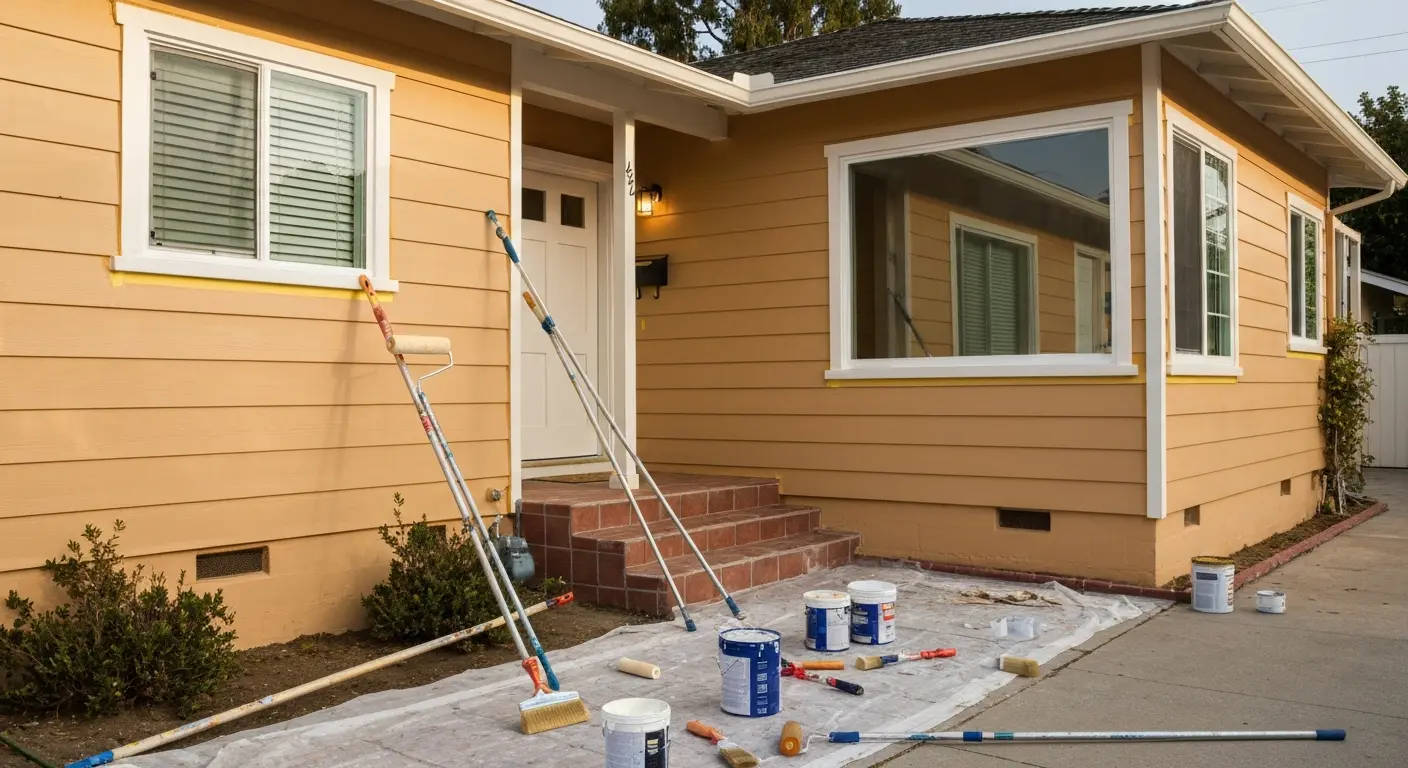 Residential exterior painting in Glendale