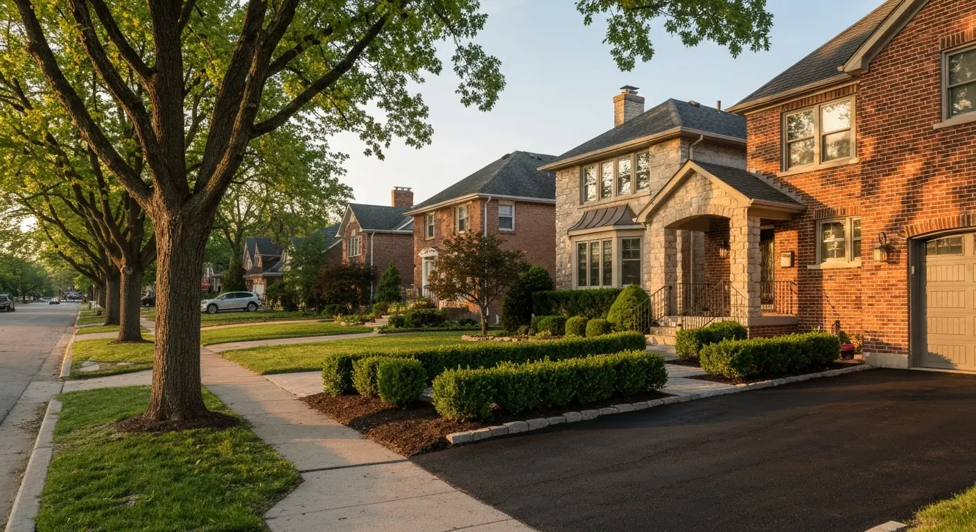 Peoria neighborhood streetscape