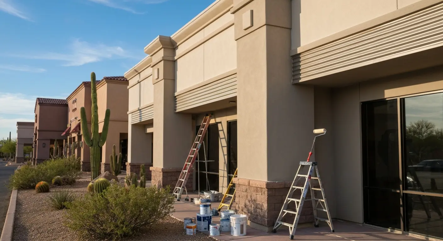 Commercial painting project