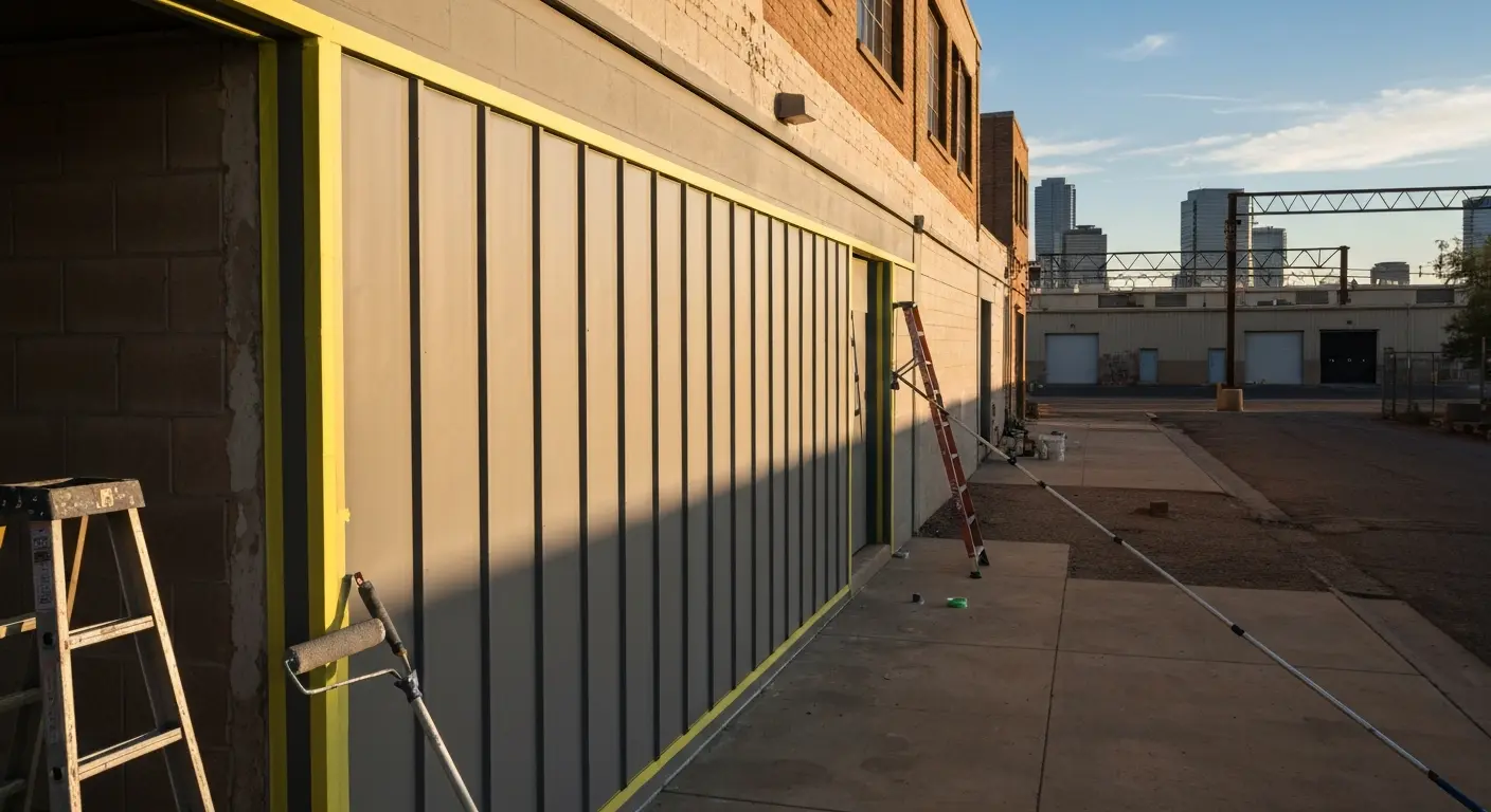 Industrial painting Downtown Phoenix