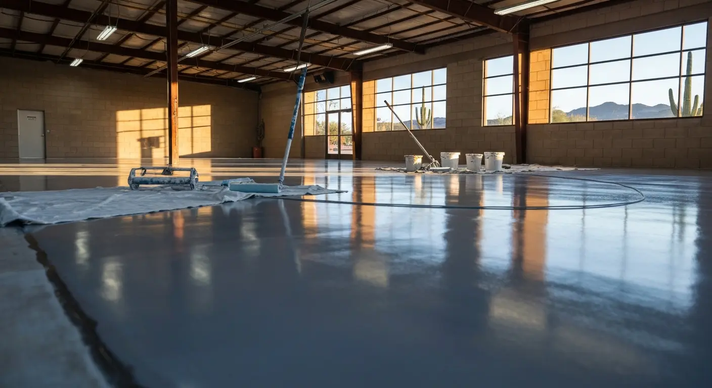 Industrial coating project