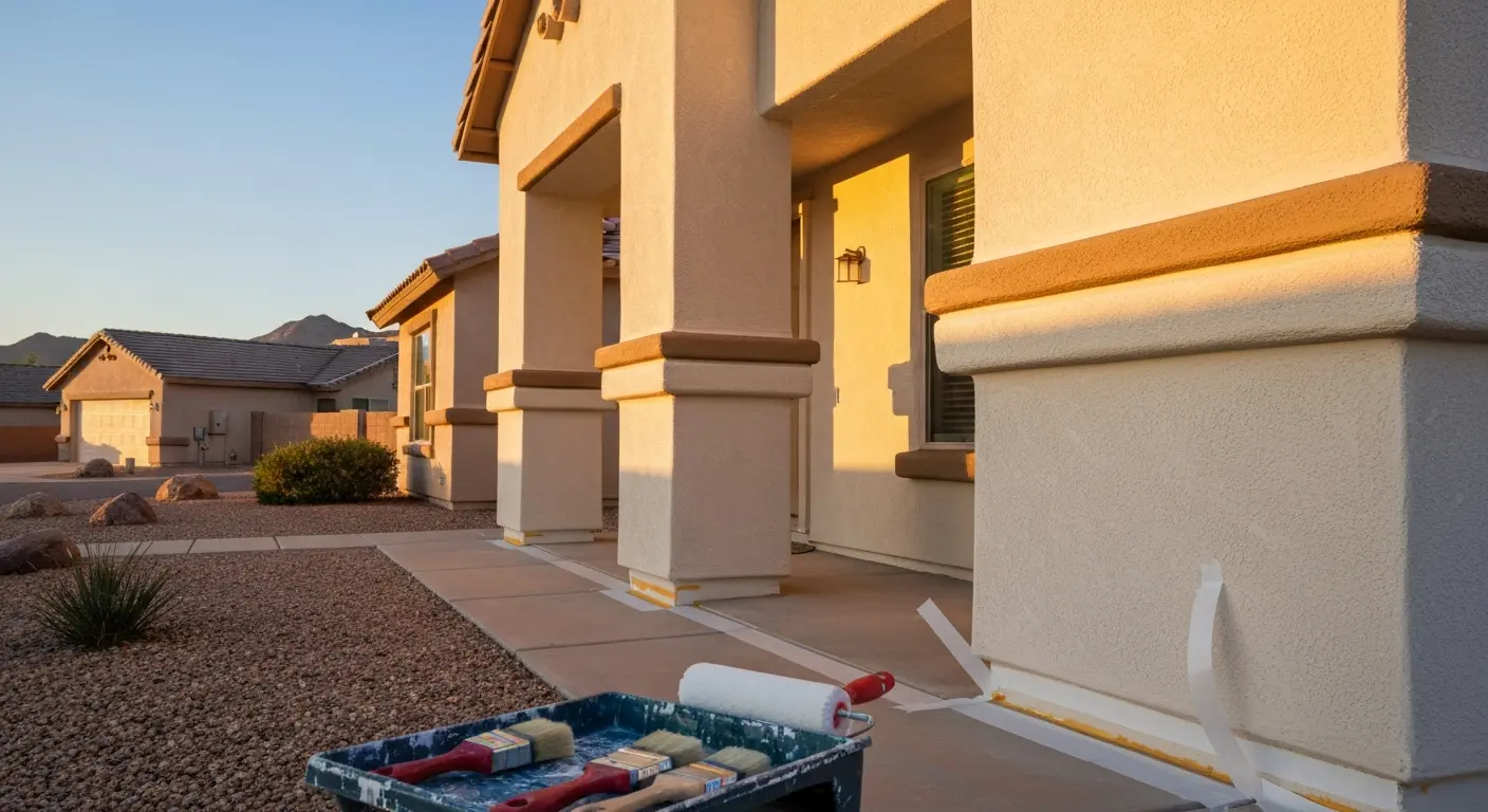 Full exterior home repaint