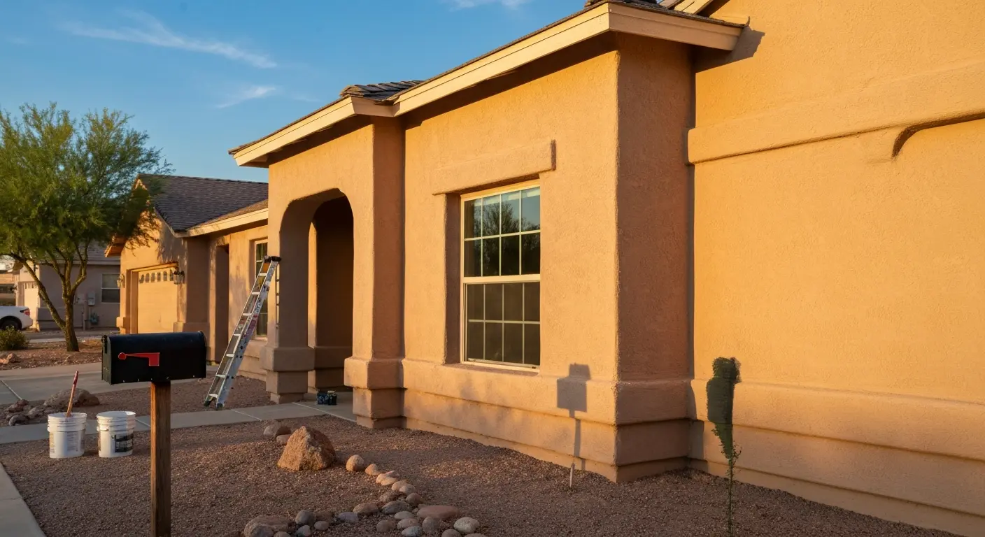 Residential exterior painting in Laveen