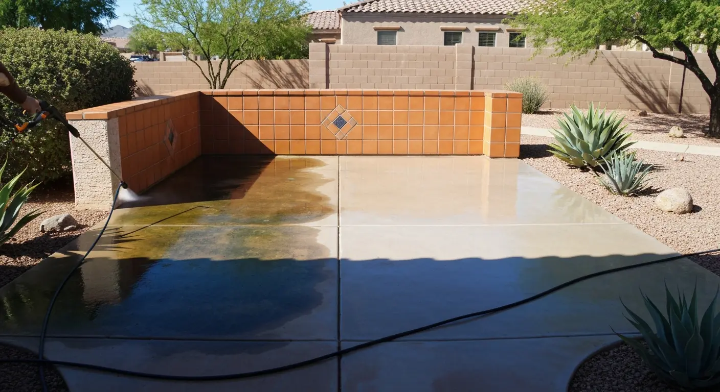 Pressure washing service