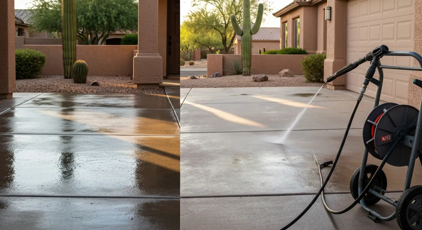 Pressure washing service