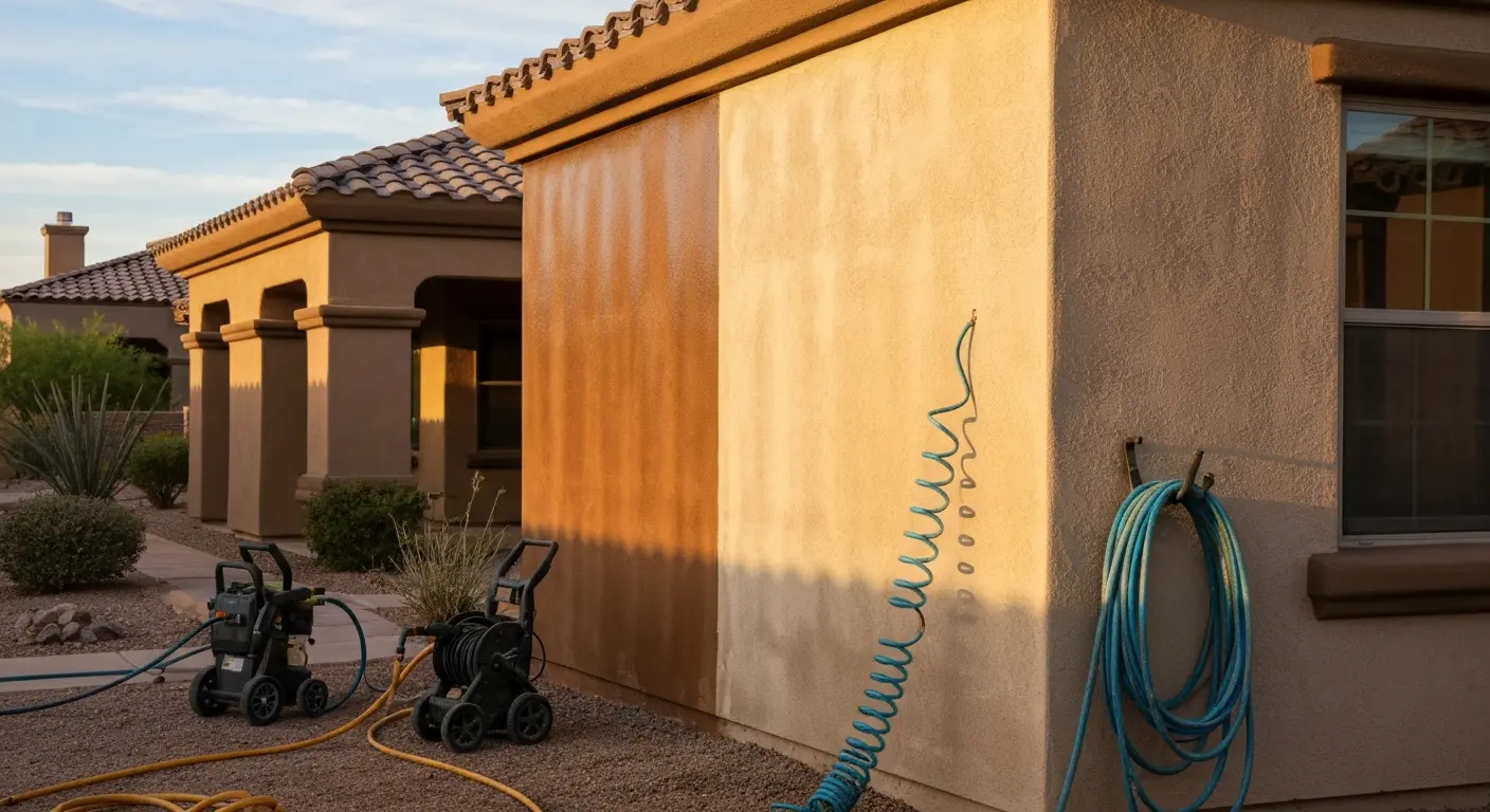 Pressure washing service