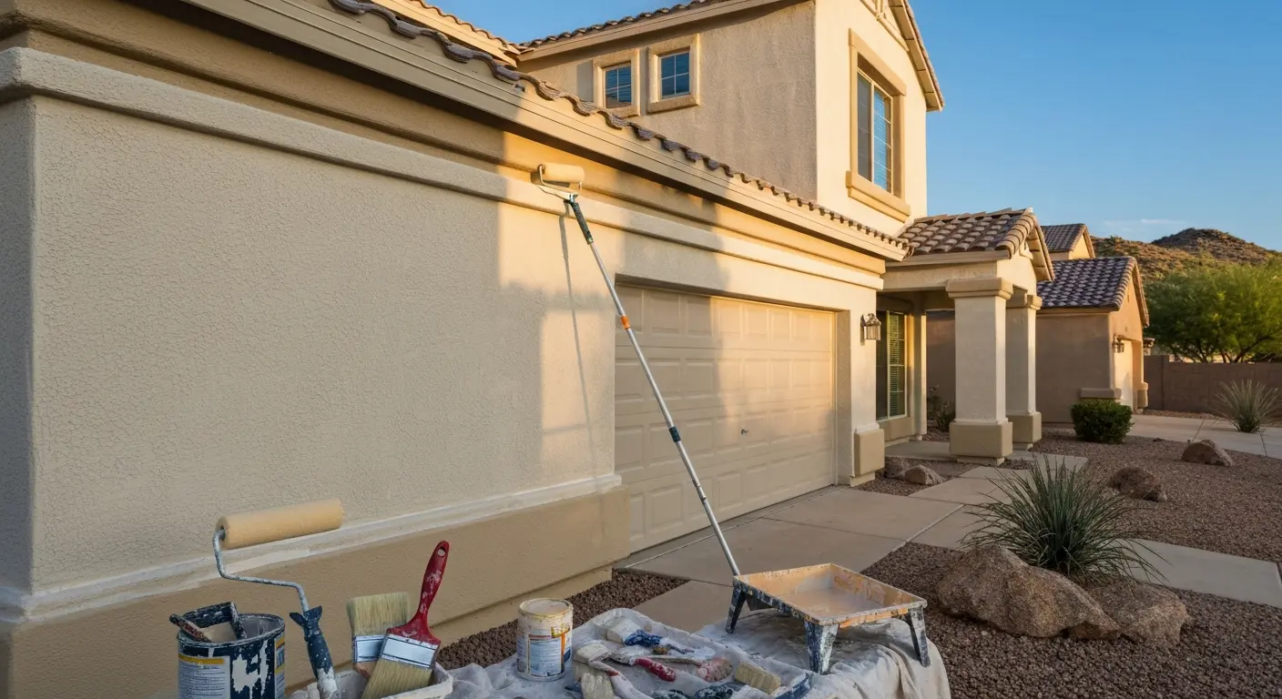 Residential exterior painting