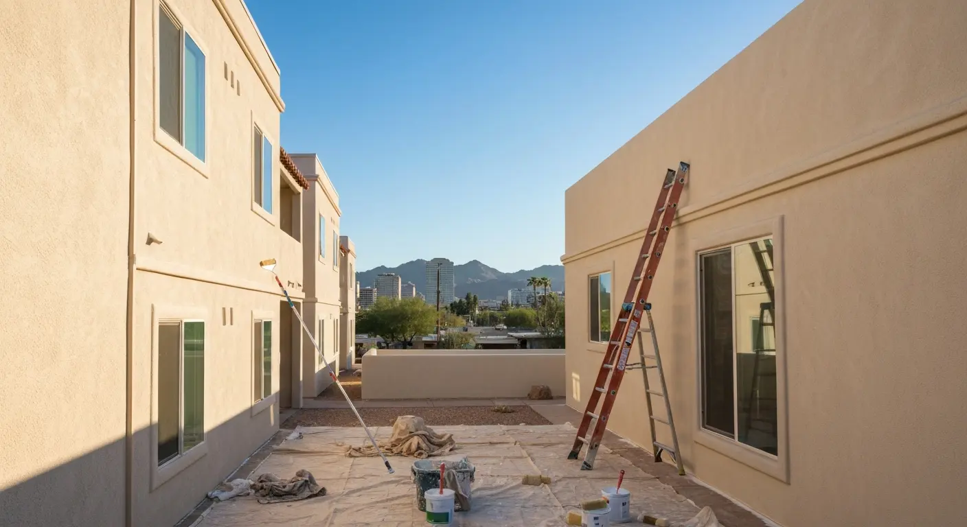 Residential exterior painting Downtown Phoenix