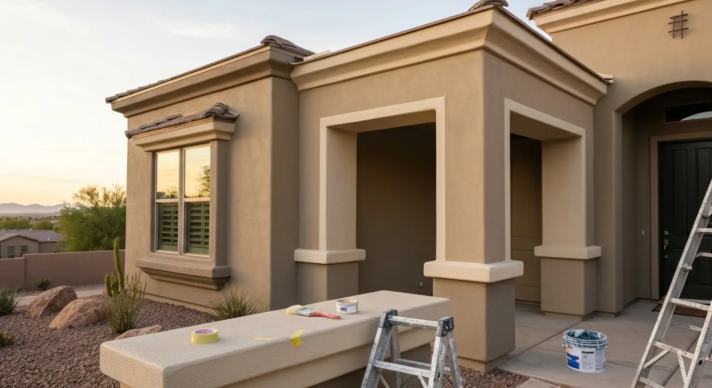 Residential exterior painting in Deer Valley