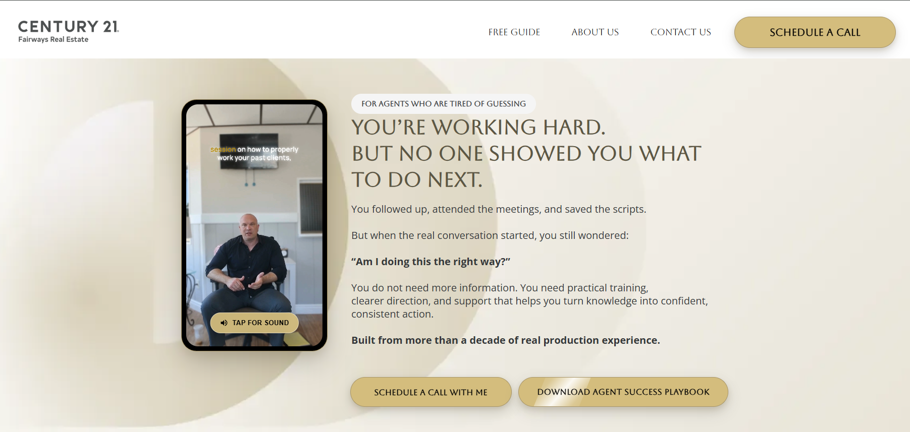 Practical training for real estate agents campaign preview