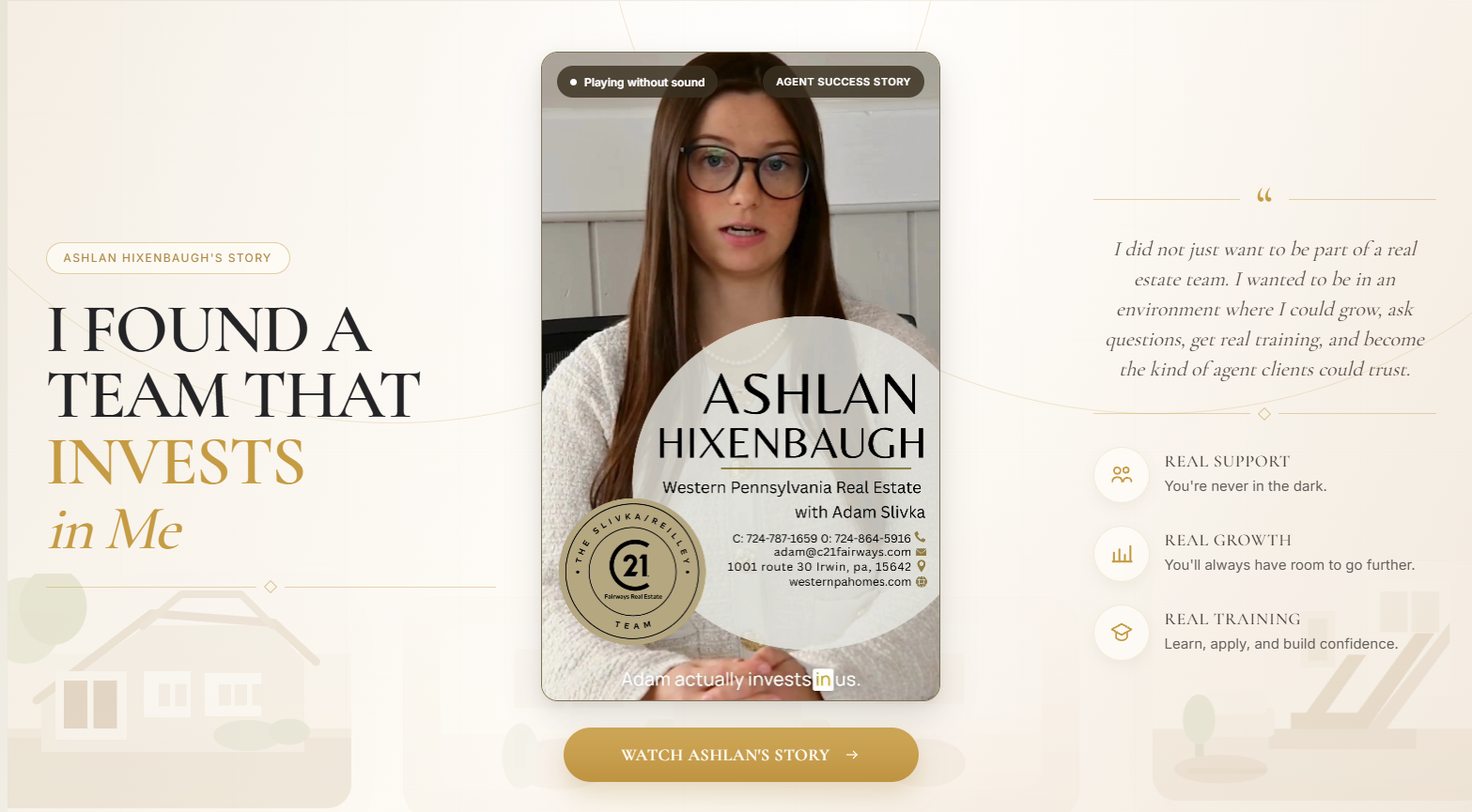 Practical training for real estate agents campaign preview